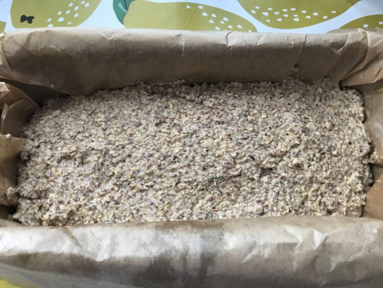 Pan de avena y linaza Masa de pan de avena y linaza