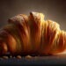 Foto de un croissant o cruasán