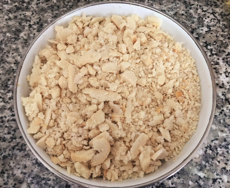 Migas de mi abuela Pan desmigajado