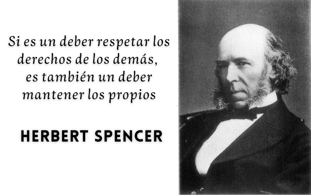 Cita de Herbert Spencer sobre decir no